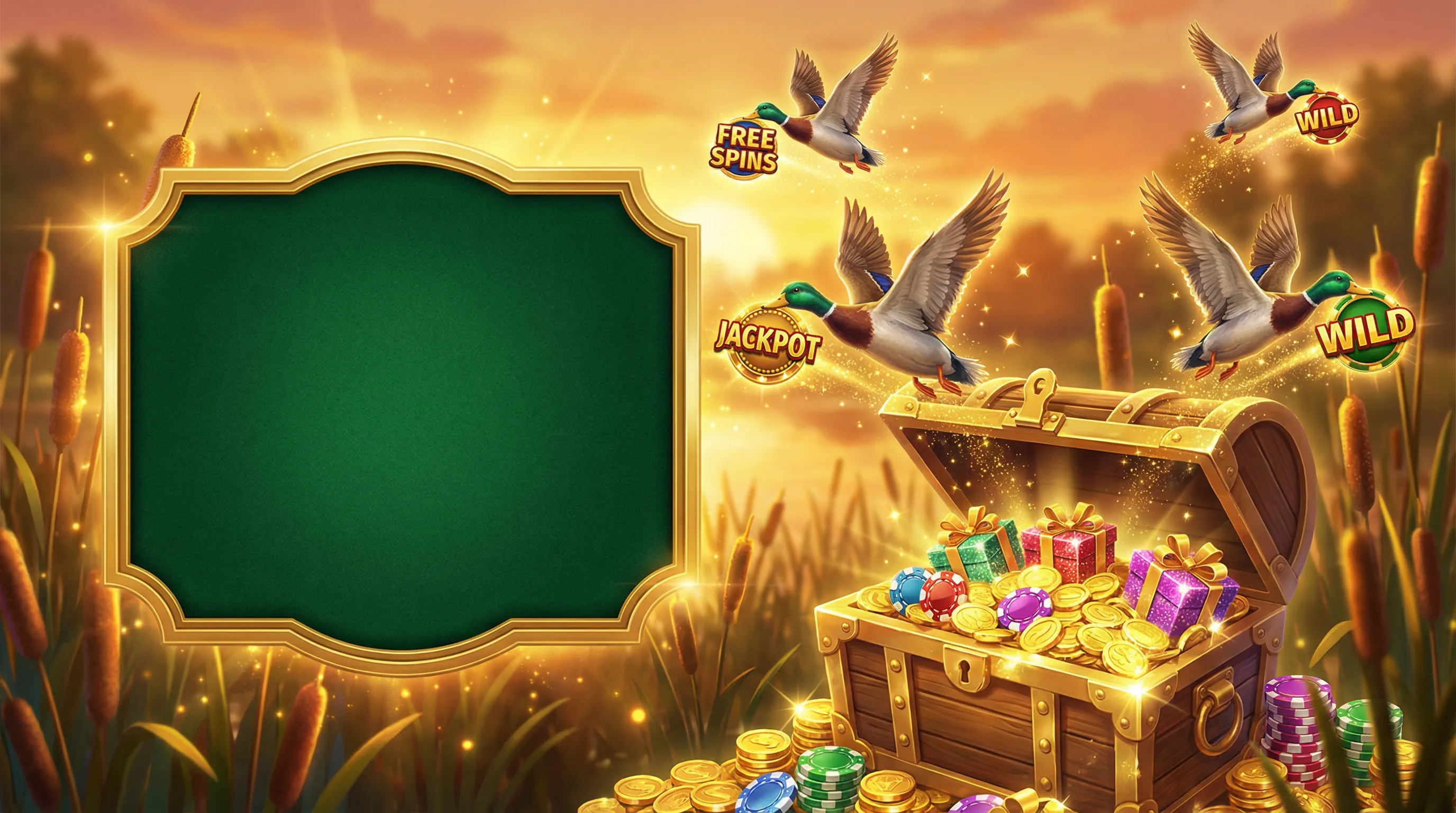 Baú de tesouro com moedas e bônus do cassino gbgbet